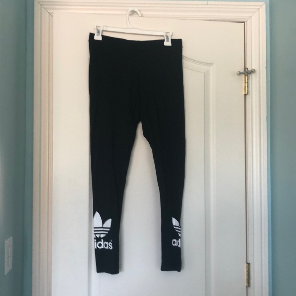 Full length adidas logo leggings